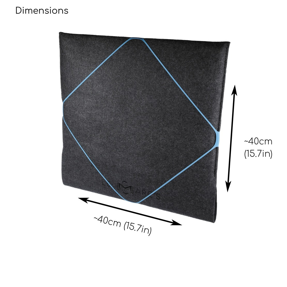 LEMARCS_Foldable_Magnetic_UV_Protection_Cover_in_Storage_Bag_Dimensions_le-marcs.com